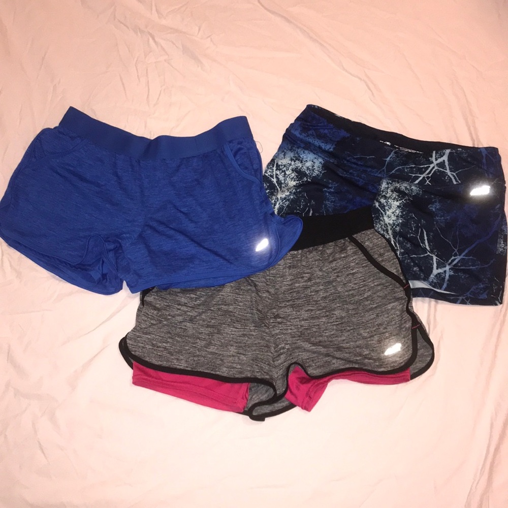 A set of Avia workout shorts